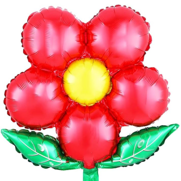 17″ Red Flower